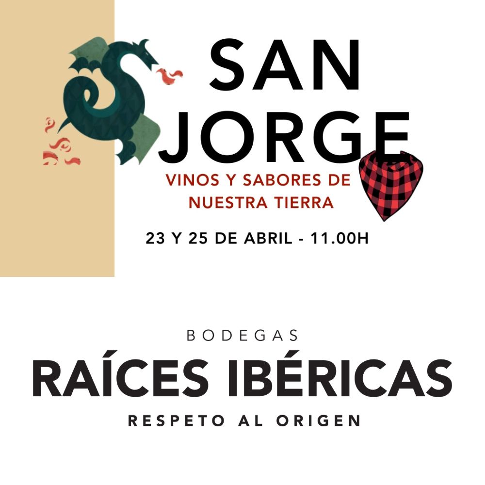 Visita y Cata Maridaje el 23 y 25 de Abril en Raíces Ibéricas