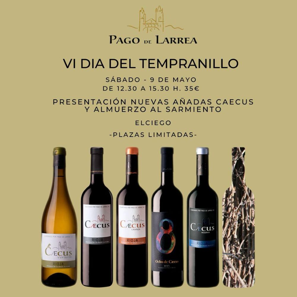 VI edición del Día del Tempranillo con cata de nuevas añadas y almuerzo al sarmiento