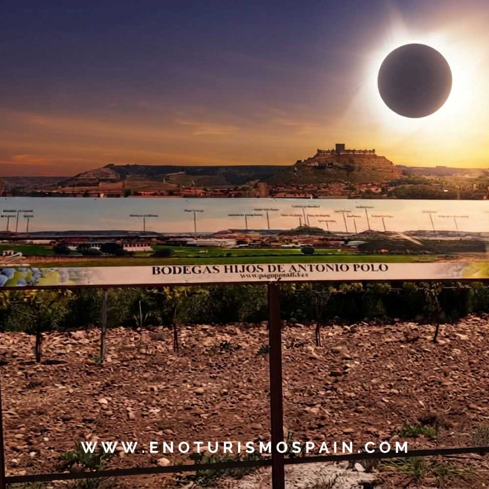 Eclipse solar en Peñafiel: cena y observación en Bodega Hijos de Antonio Polo