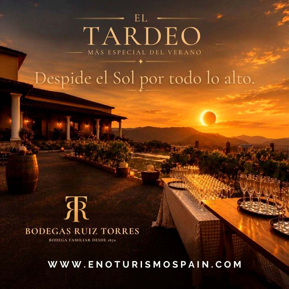 Despide el sol viendo el eclipse en Bodegas Ruiz Torres, Cañamero (Cáceres)