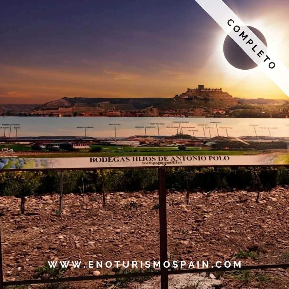 Eclipse solar en Bodega Hijos de Antonio Polo, Peñafiel 2026