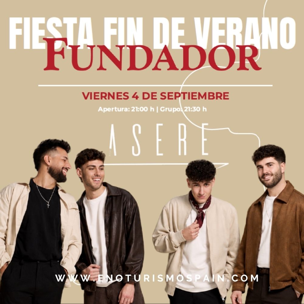 Fiesta Fin de Verano en Casa Fundador Jerez con Grupo Asere