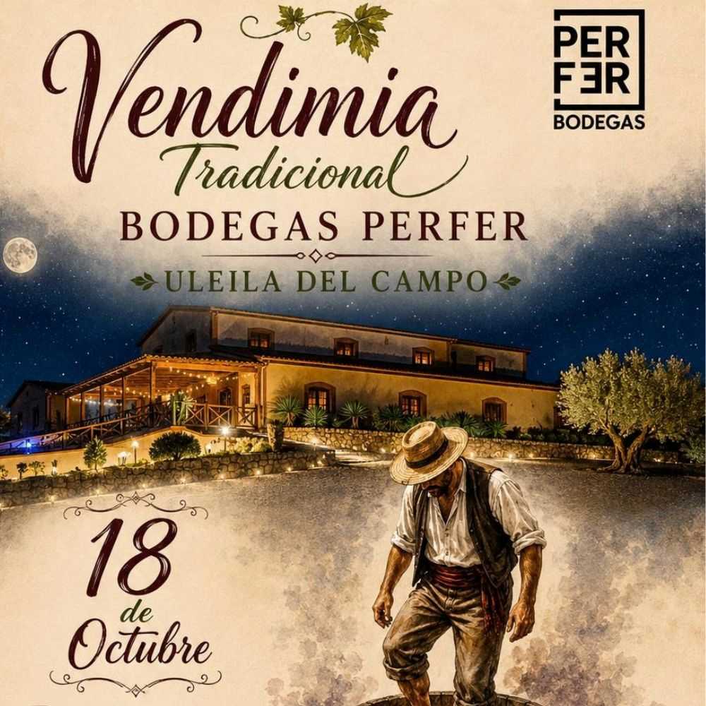 Fiesta de la vendimia en Almería 2026: jornada de vendimia tradicional en Bodegas Perfer