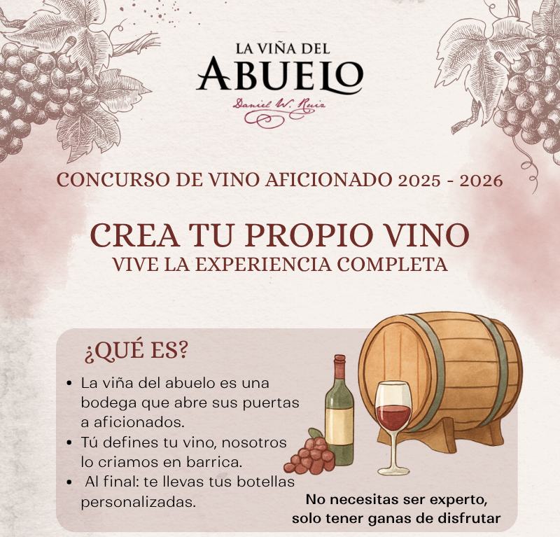 Cartel Crea tu vino
