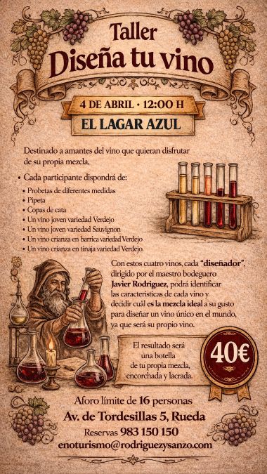 Taller de vino en Rueda