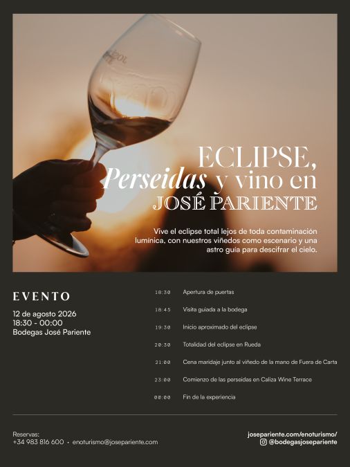 Eclipse total Bodegas Jos&eacute; Pariente Rueda 12 agosto 2026