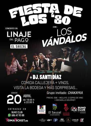 Fiesta de los 80 Bodega Linaje del Pago