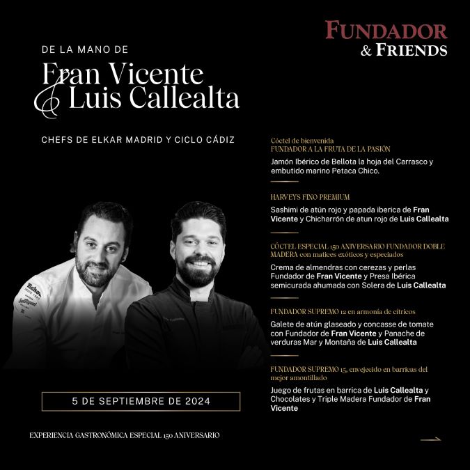 Experiencia Gastronomica Fundador Septiembre 2024