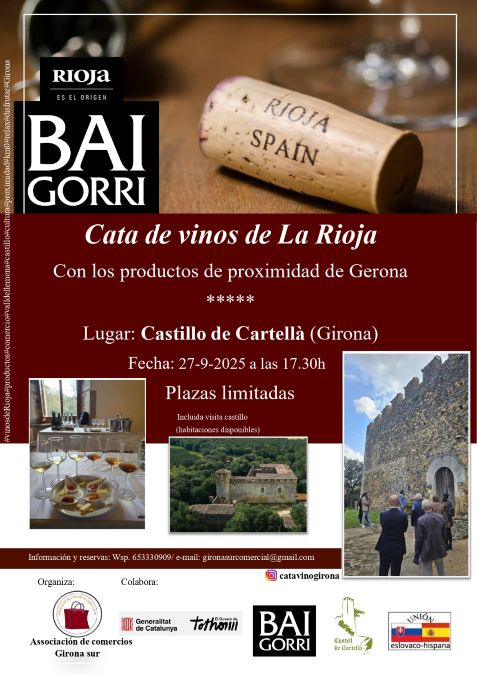 Rioja Wine Tasting at Castillo de Cartellà