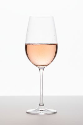 Copas de vino rosado