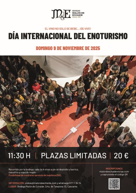 Día Internacional del Enoturismo 2025 - Bodegas Malón de Echaide