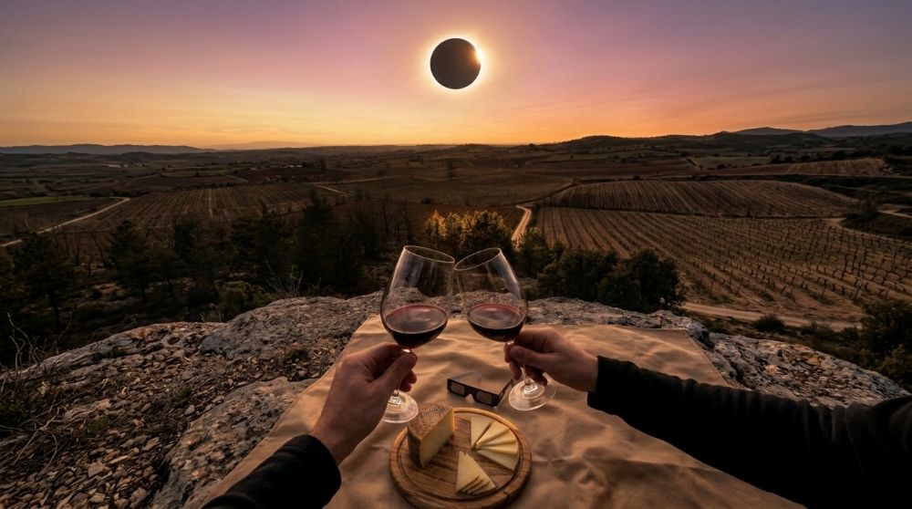 Eclipse at Bodegas Casajús