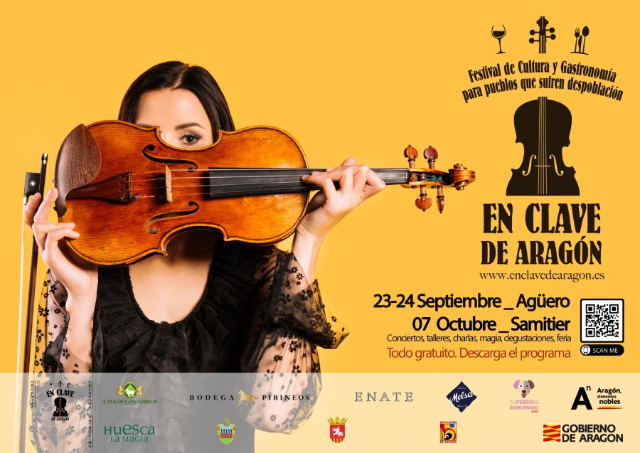 Cartel festival en cave Aragón