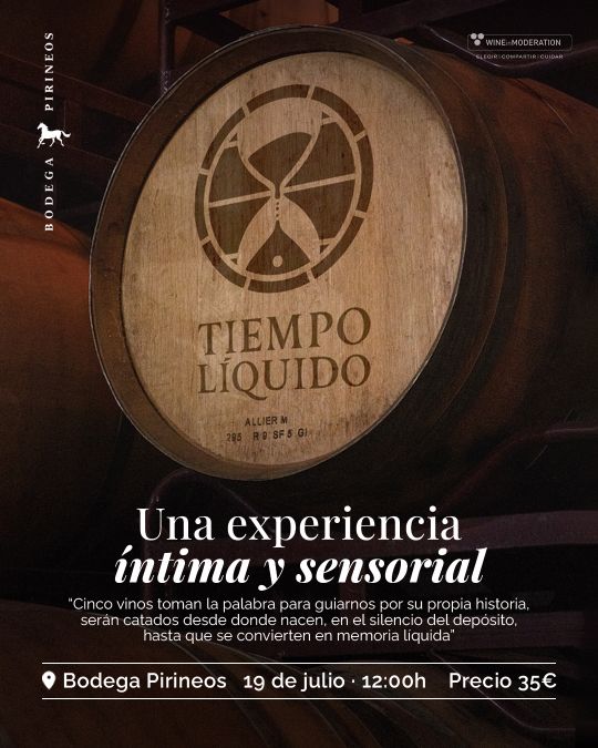 Cartel experiencia Tiempo Liquido