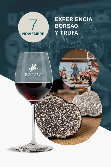 Cartel Experiencia Borsao y trufa, 7 de noviembre