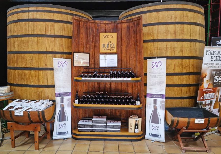Exposicion vino 1962 edición limitada en Bodegas Xaló