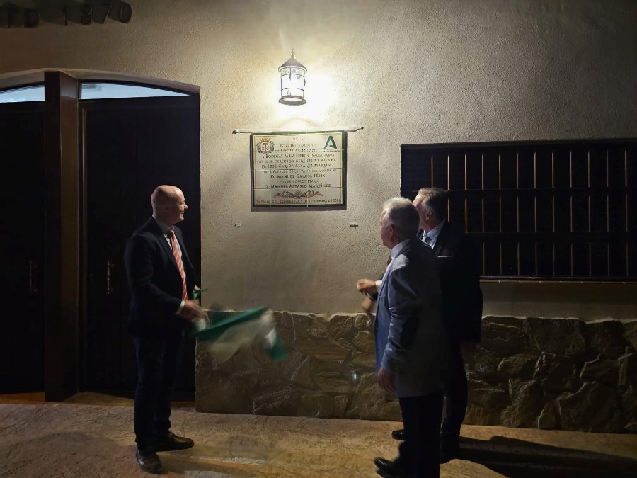 Placa de Innauguración Bodegas Infante