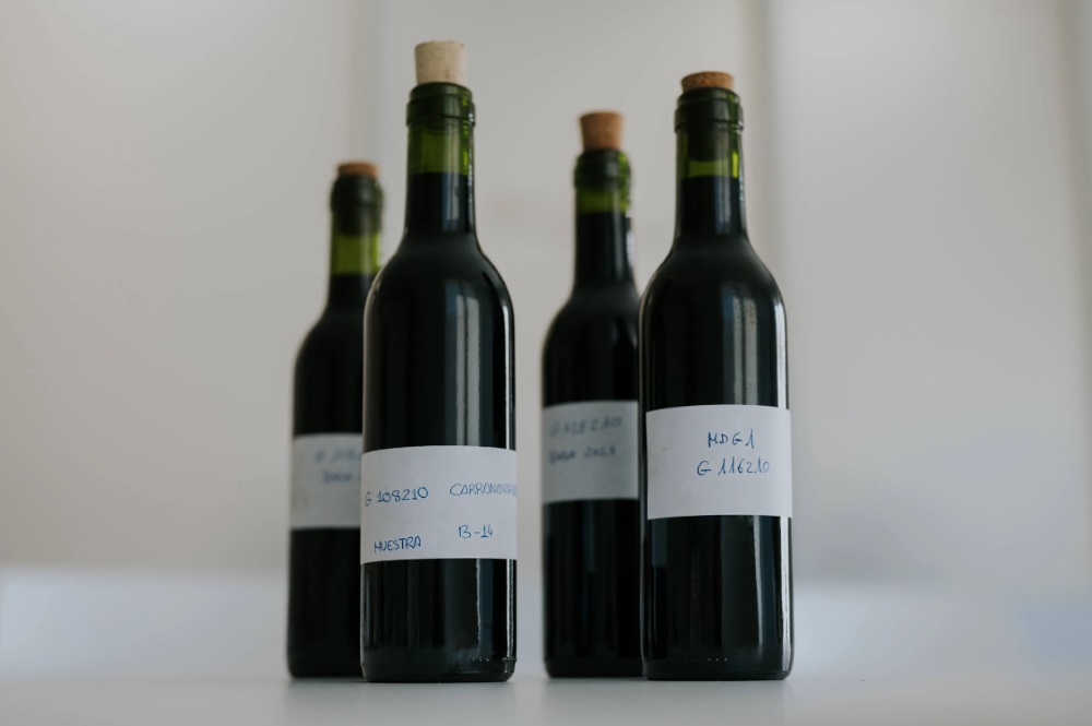 Innovación Bodegas Durón, botellas sin etiqueta