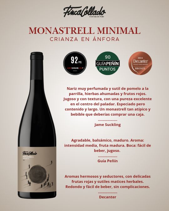 Notas de cata Finca Collado Monastrell Minimal