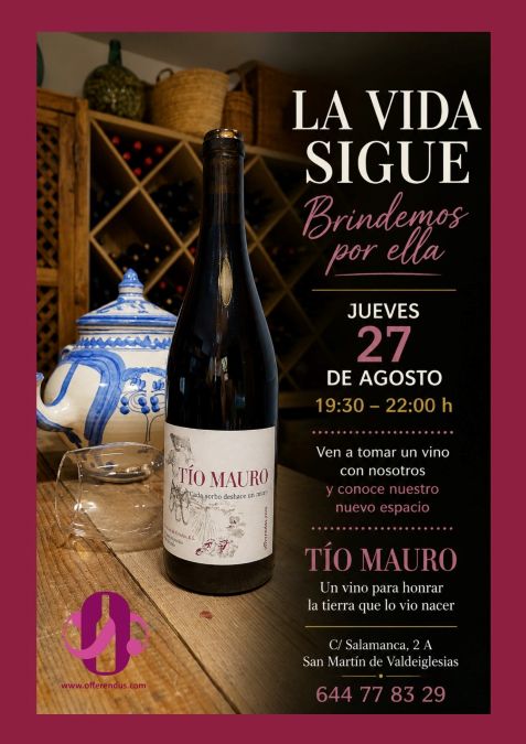 Cartel Inauguración Tienda Offerendus