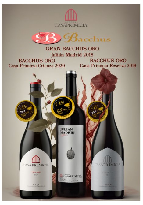Premios Bacchus 2024 Casa Primicia