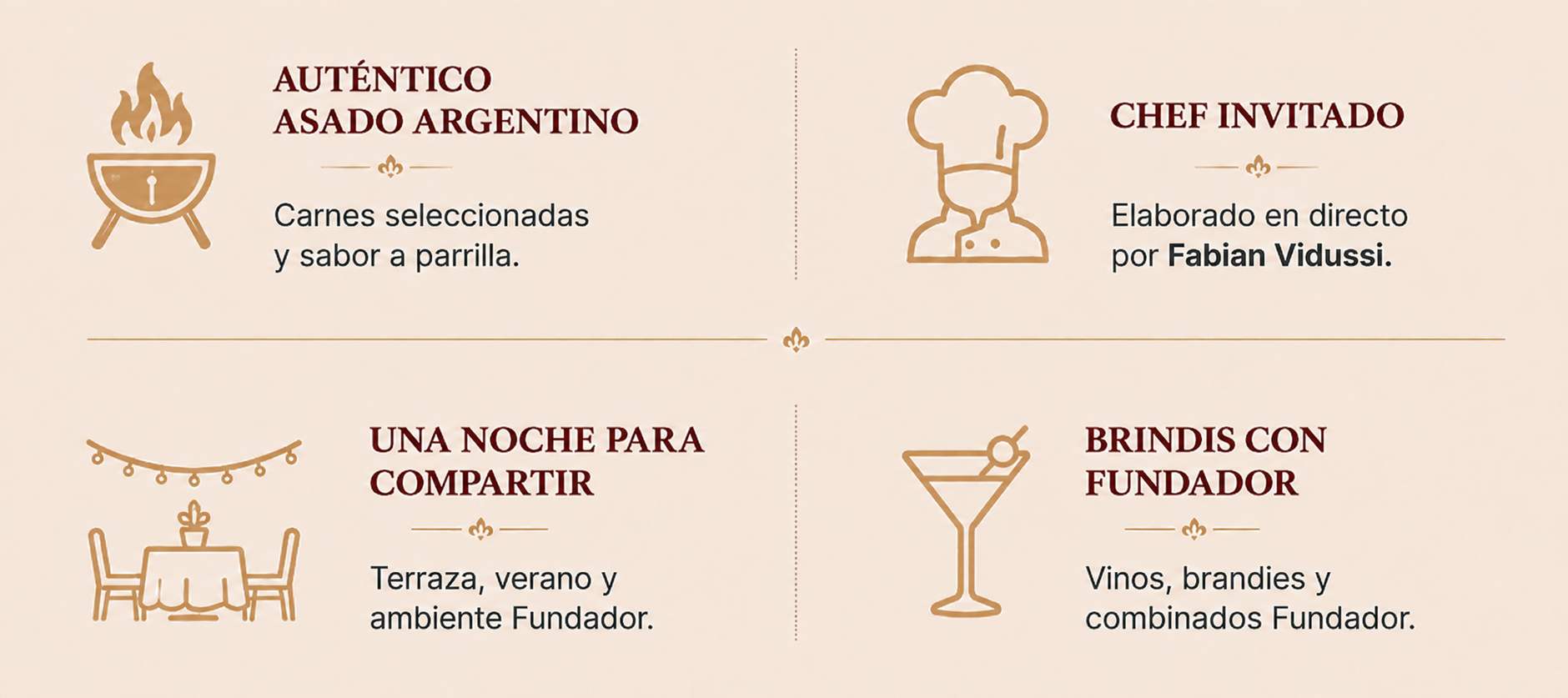 Programación BBQ Verano Fundador
