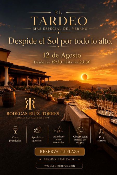 El Tardeo del Eclipse en Bodegas Ruiz Torres Cañamero