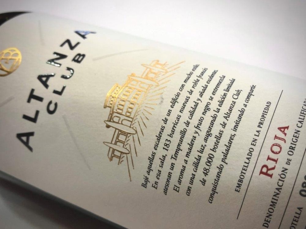 Vino Altanza Club Rioja
