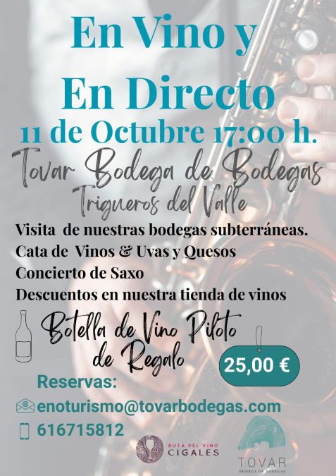 En Vino y En Directo en Bodegas Tovar
